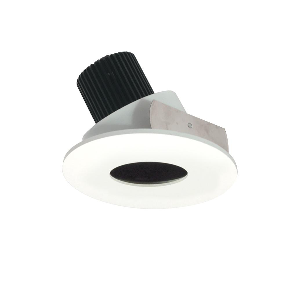 4" Iolite LED Round Adjustable Pinhole, 1000lm / 14W, 2700K, Matte Powder White Pinhole / Matte