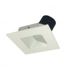 Nora NIO-4SW35XWW/10 - 4" Iolite LED Square Wall Wash, 1000lm / 14W, 3500K, White Reflector / White Flange