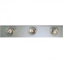 Progress P3114-15 - Broadway Collection Three-Light Polished Chrome Traditional Bath Vanity Light