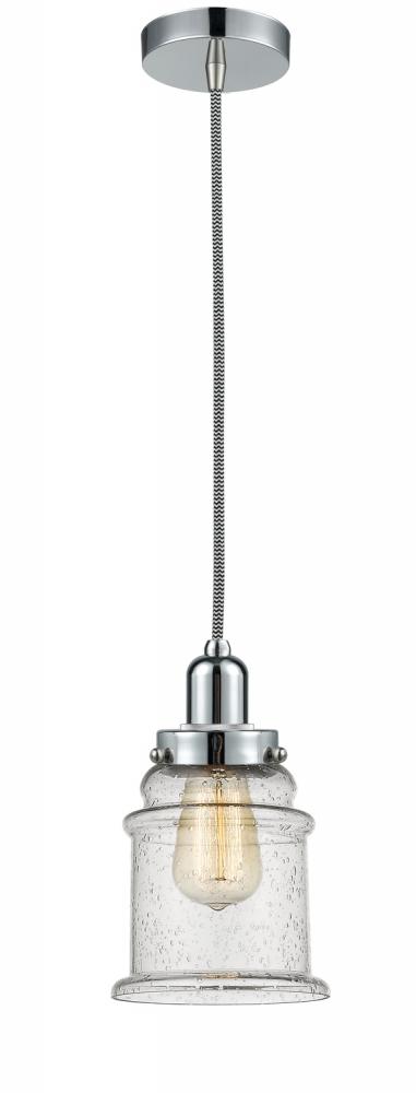 Whitney - 1 Light - 8 inch - Polished Chrome - Cord hung - Mini Pendant