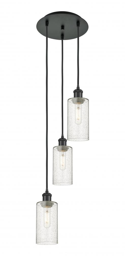 Crown Point - 3 Light - 13 inch - Matte Black - Multi Pendant