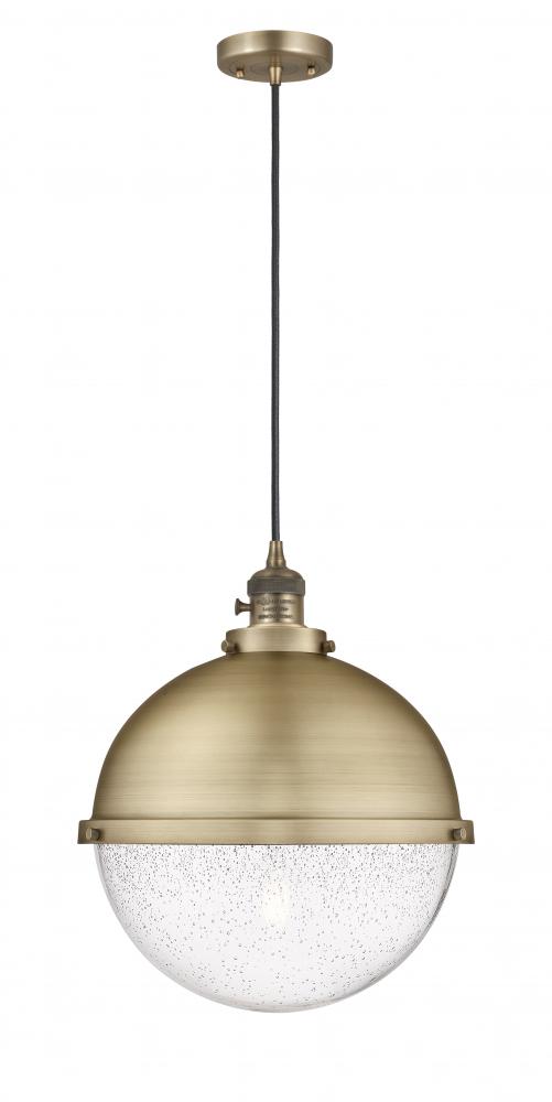 Hampden - 1 Light - 13 inch - Brushed Brass - Cord hung - Pendant