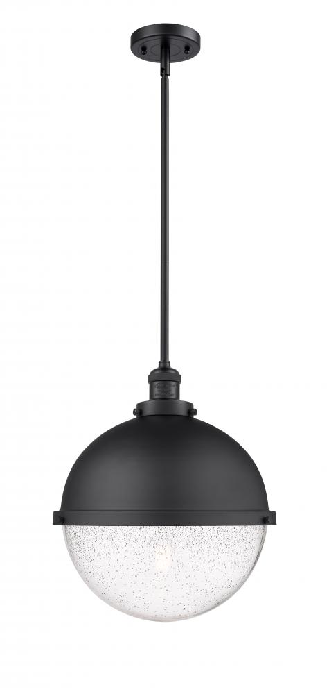 Hampden - 1 Light - 13 inch - Matte Black - Stem Hung - Pendant