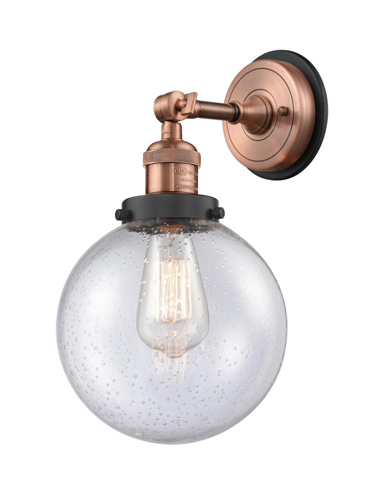 Beacon - 1 Light - 8 inch - Antique Copper - Sconce