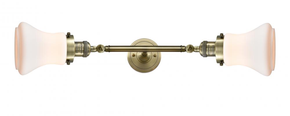 Bellmont - 2 Light - 6 inch - Antique Brass - Bath Vanity Light