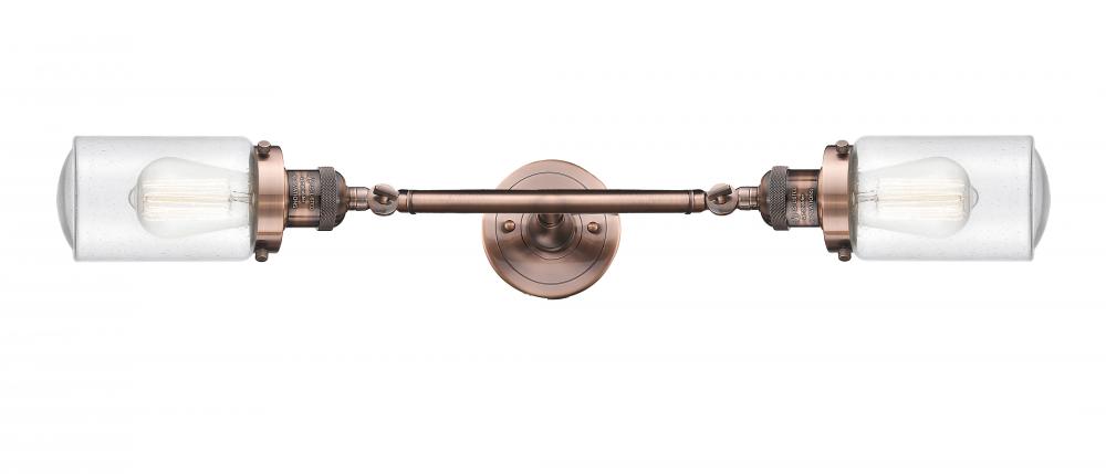 Dover - 2 Light - 5 inch - Antique Copper - Bath Vanity Light