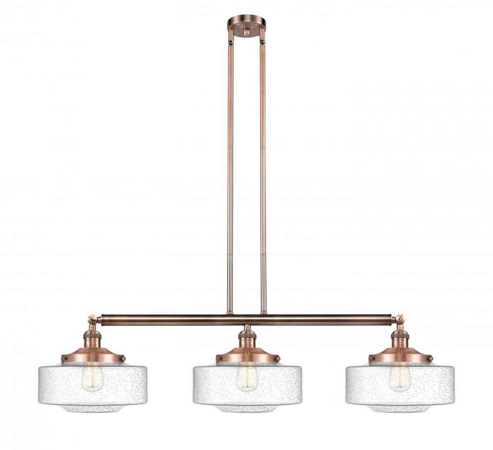 Bridgeton - 3 Light - 44 inch - Antique Copper - Stem Hung - Island Light