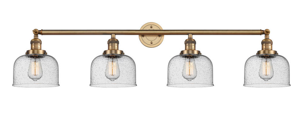 Bell - 4 Light - 44 inch - Brushed Brass - Bath Vanity Light