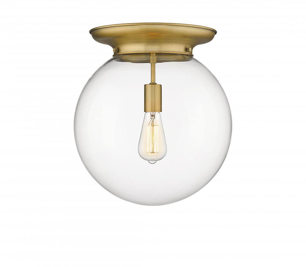 Beacon - 1 Light - 14 inch - Brushed Brass - Flush Mount