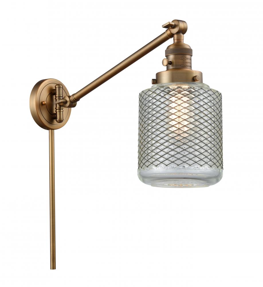 Stanton - 1 Light - 6 inch - Brushed Brass - Swing Arm