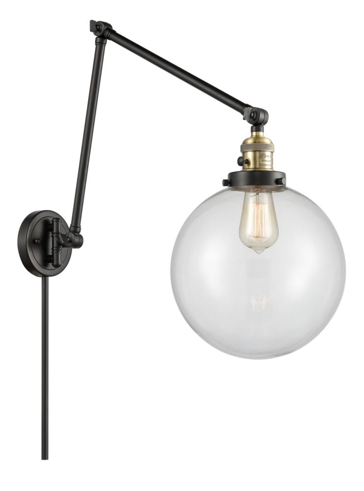 Beacon - 1 Light - 10 inch - Black Antique Brass - Swing Arm