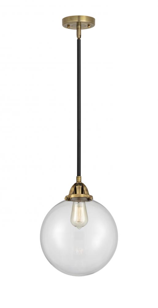 Beacon - 1 Light - 10 inch - Black Antique Brass - Cord hung - Mini Pendant