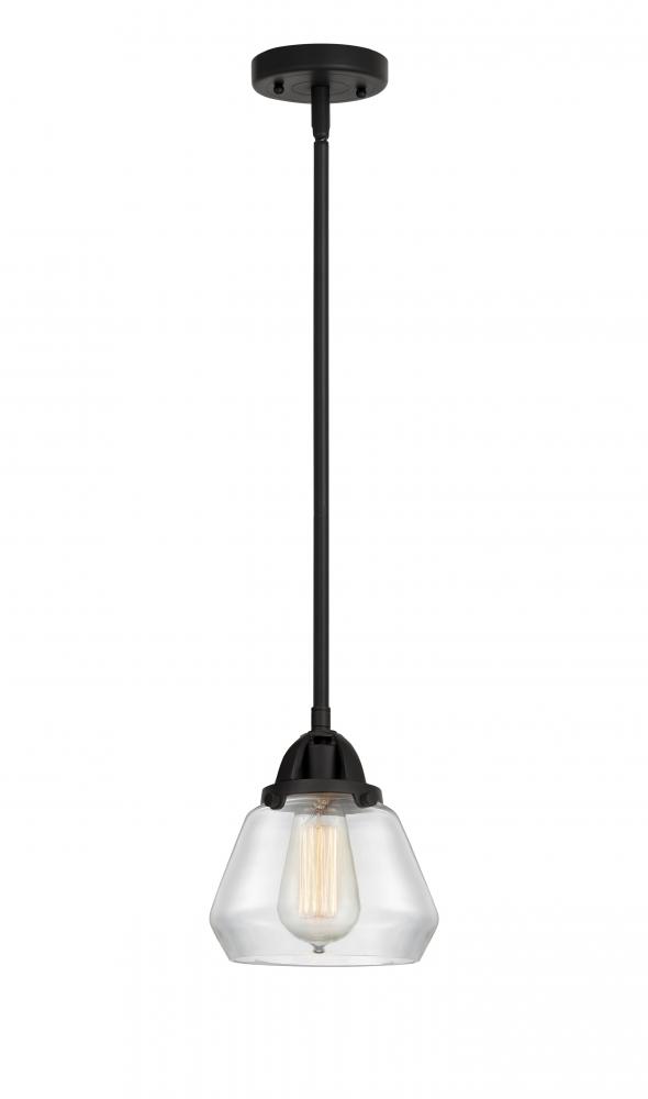 Fulton - 1 Light - 7 inch - Matte Black - Cord hung - Mini Pendant