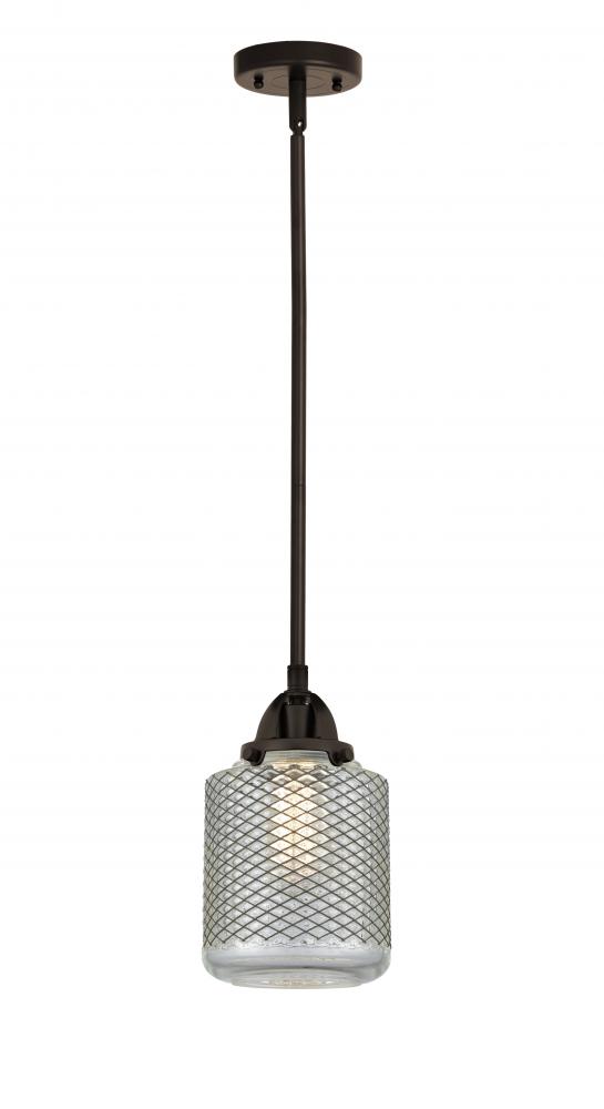 Stanton - 1 Light - 6 inch - Oil Rubbed Bronze - Cord hung - Mini Pendant