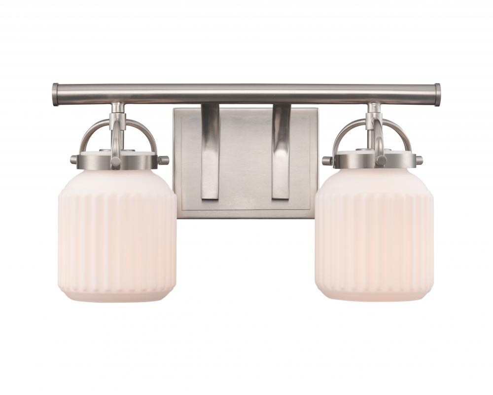 Latreille - 2 Light - 16 inch - Satin Nickel - Bath Vanity Light