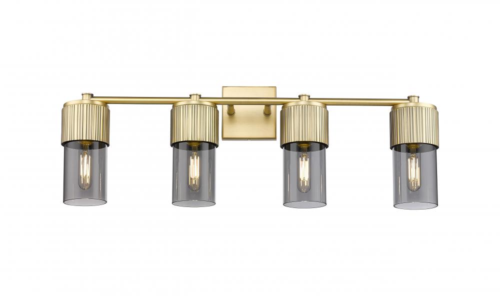 Bolivar - 4 Light - 31 inch - Brushed Brass - Bath Vanity Light