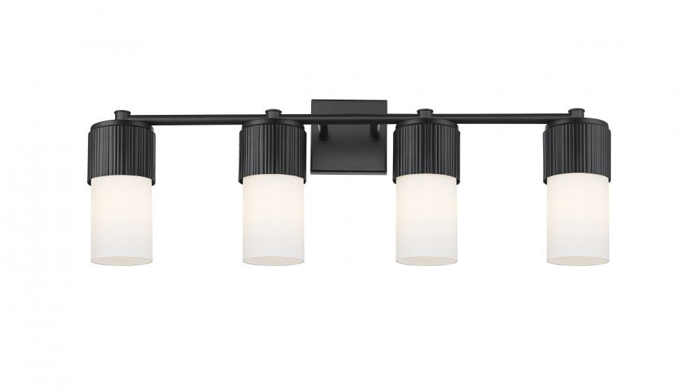 Bolivar - 4 Light - 31 inch - Matte Black - Bath Vanity Light