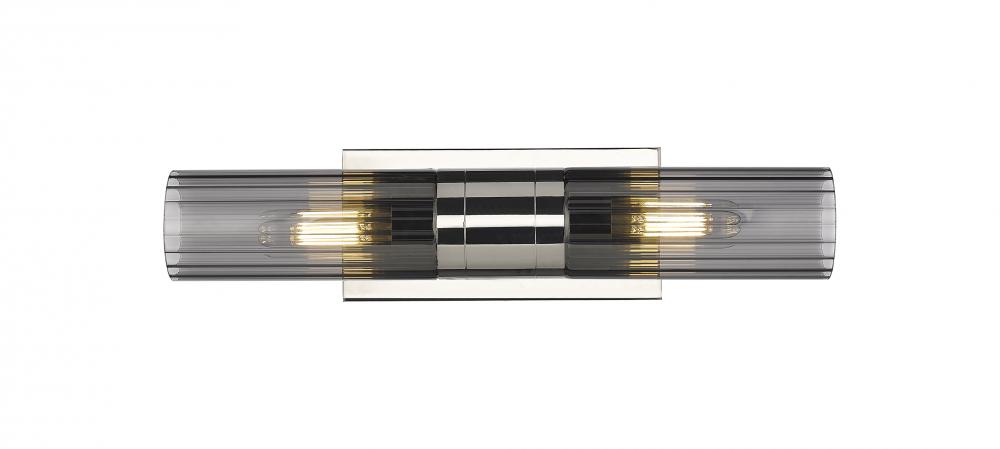 Empire - 2 Light - 5 inch - Polished Nickel - Bath Vanity Light