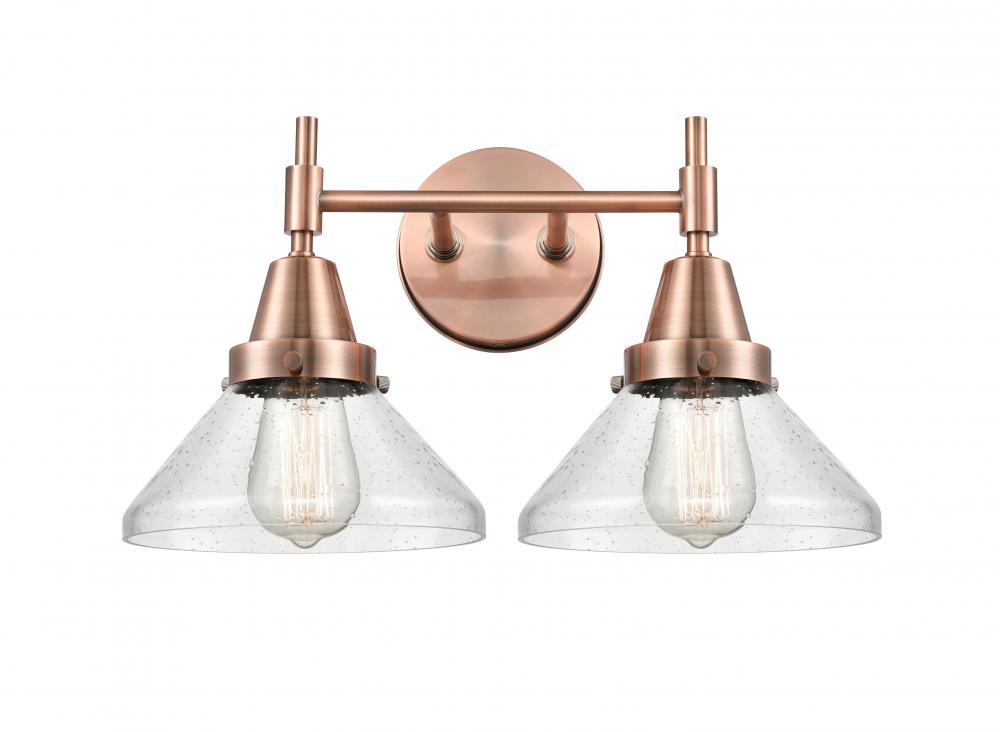 Caden - 2 Light - 17 inch - Antique Copper - Bath Vanity Light