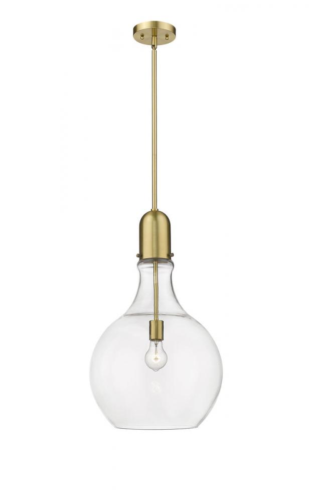 Amherst - 1 Light - 14 inch - Satin Gold - Stem hung - Pendant