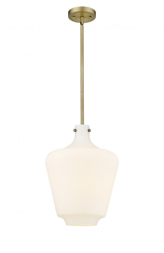 Norwalk - 1 Light - 12 inch - Brushed Brass - Stem hung - Mini Pendant