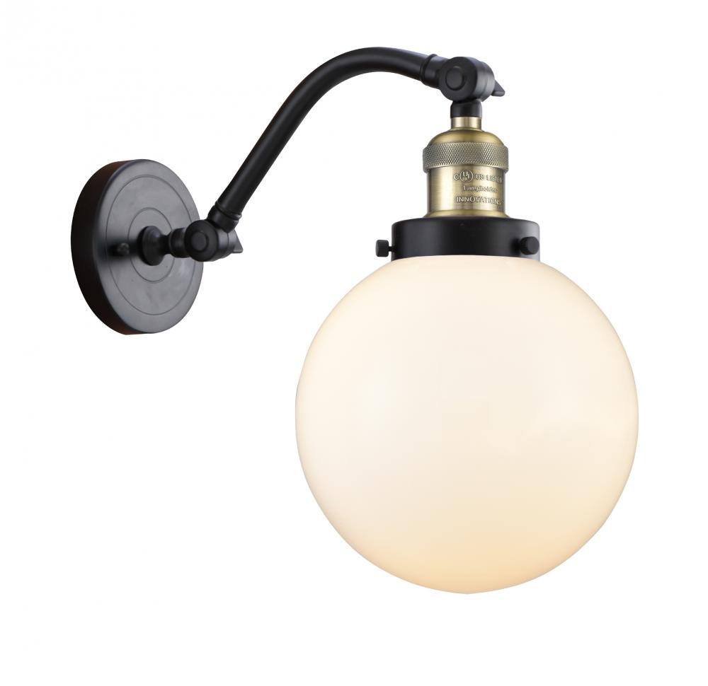 Beacon - 1 Light - 8 inch - Black Antique Brass - Sconce