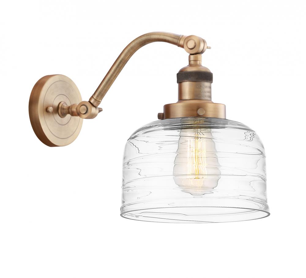 Bell - 1 Light - 8 inch - Brushed Brass - Sconce