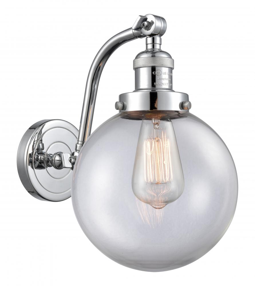 Beacon - 1 Light - 8 inch - Polished Chrome - Sconce