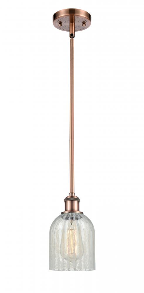 Caledonia - 1 Light - 5 inch - Antique Copper - Mini Pendant