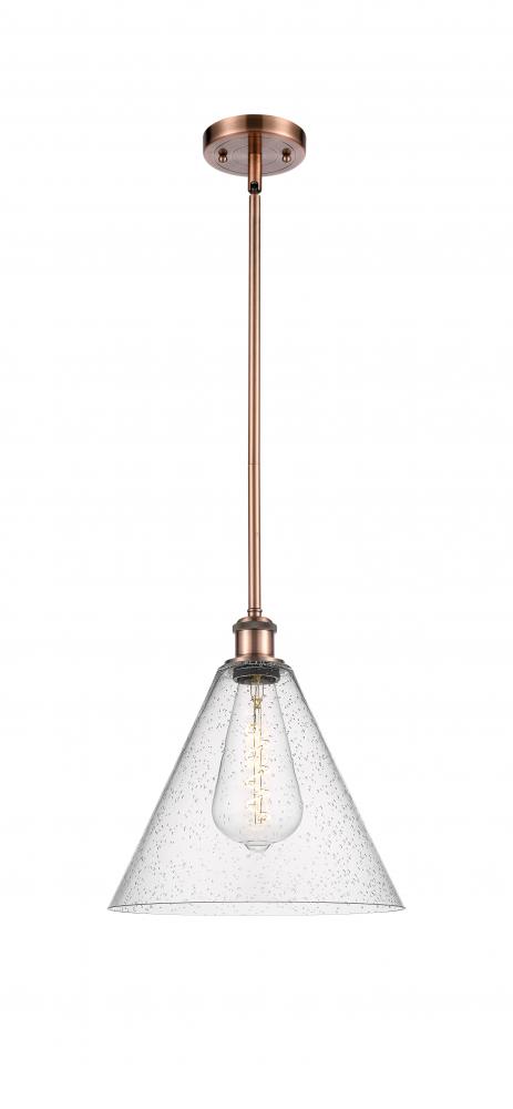 Berkshire - 1 Light - 12 inch - Antique Copper - Mini Pendant