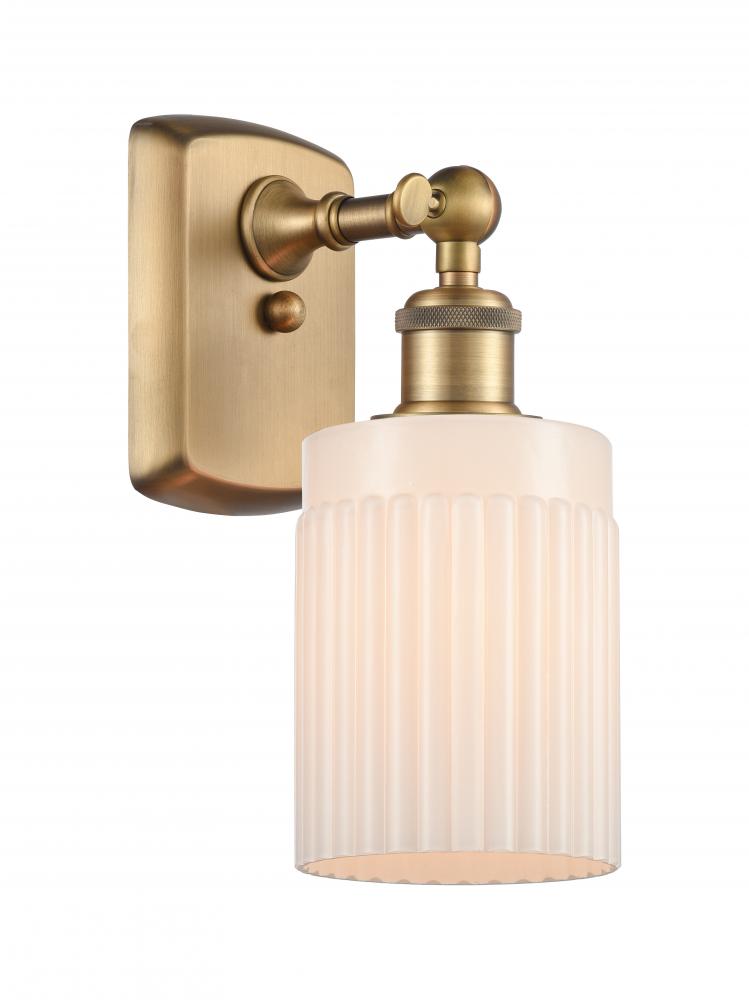 Hadley - 1 Light - 5 inch - Brushed Brass - Sconce