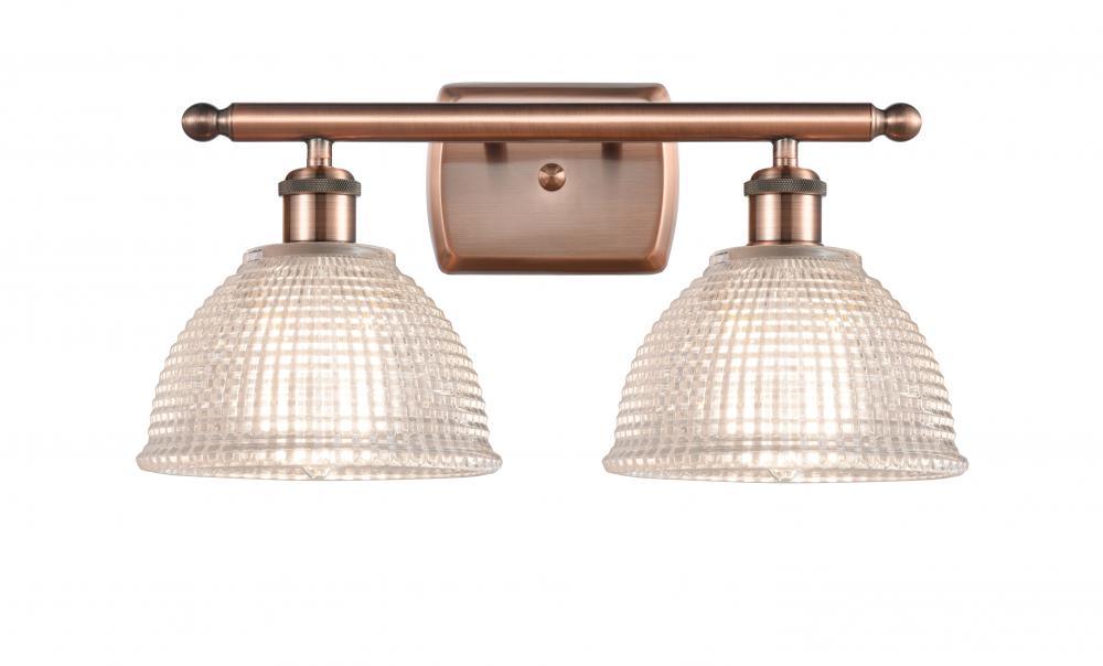 Arietta - 2 Light - 18 inch - Antique Copper - Bath Vanity Light