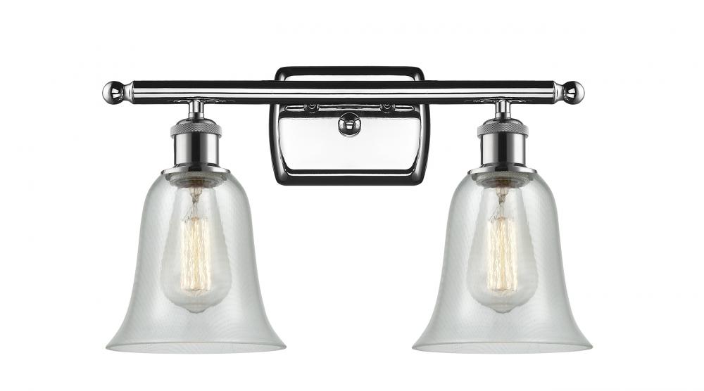 Hanover - 2 Light - 16 inch - Polished Chrome - Bath Vanity Light