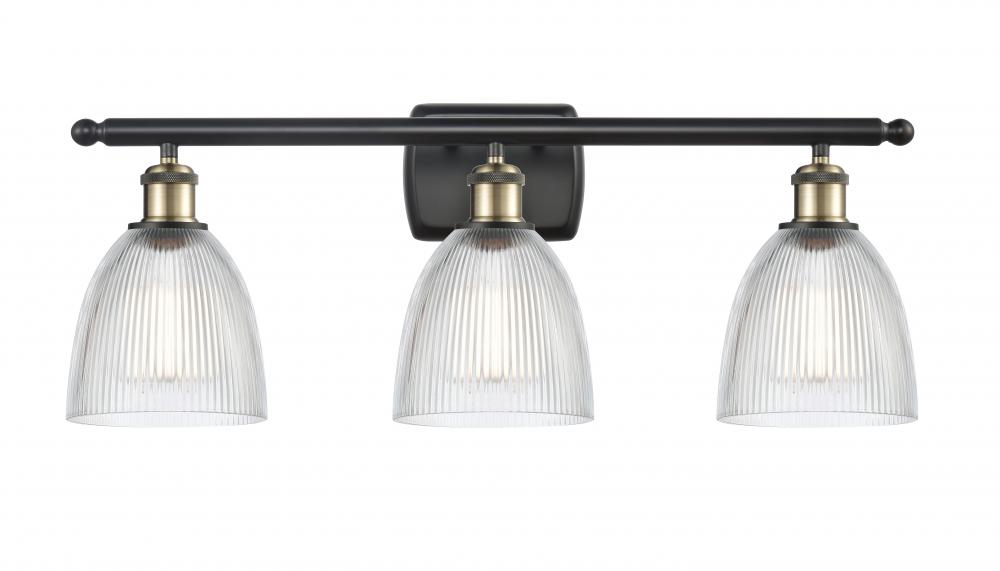 Castile - 3 Light - 26 inch - Black Antique Brass - Bath Vanity Light