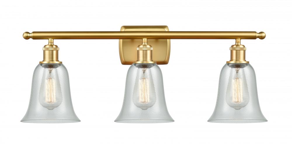 Hanover - 3 Light - 26 inch - Satin Gold - Bath Vanity Light