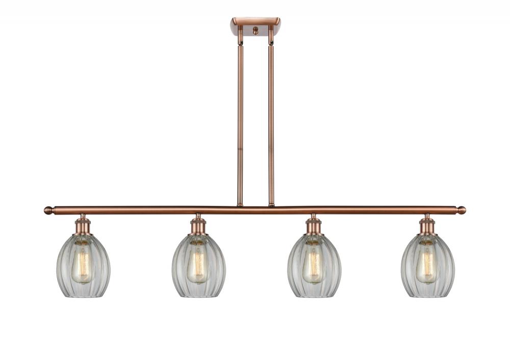 Eaton - 4 Light - 48 inch - Antique Copper - Cord hung - Island Light