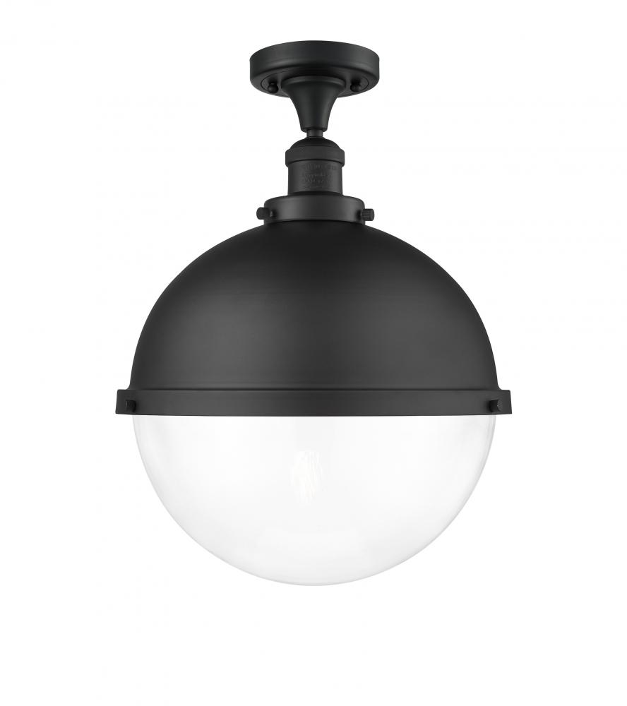 Hampden - 1 Light - 13 inch - Matte Black - Semi-Flush Mount