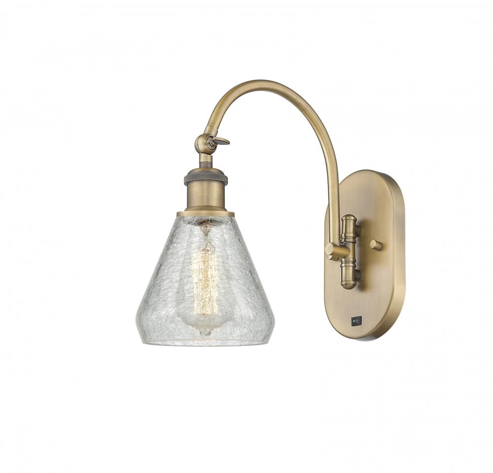 Conesus - 1 Light - 6 inch - Brushed Brass - Sconce