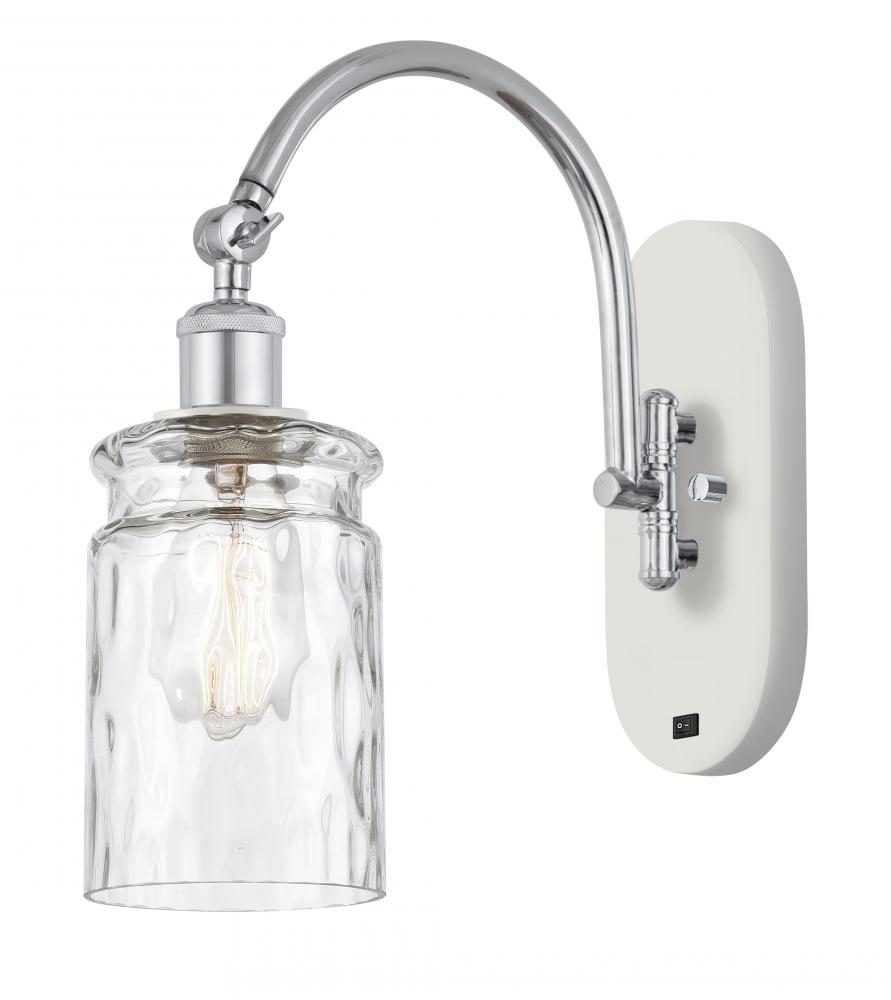 Candor - 1 Light - 5 inch - White Polished Chrome - Sconce