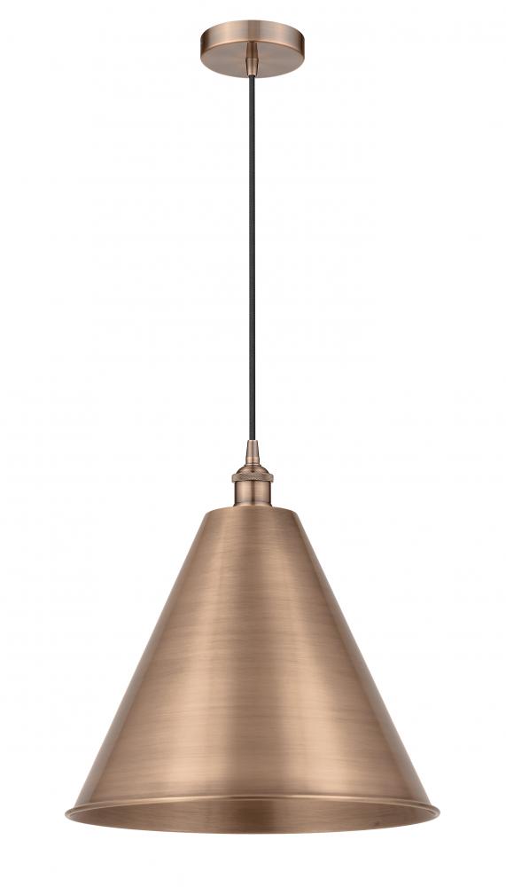 Berkshire - 1 Light - 16 inch - Antique Copper - Cord hung - Mini Pendant