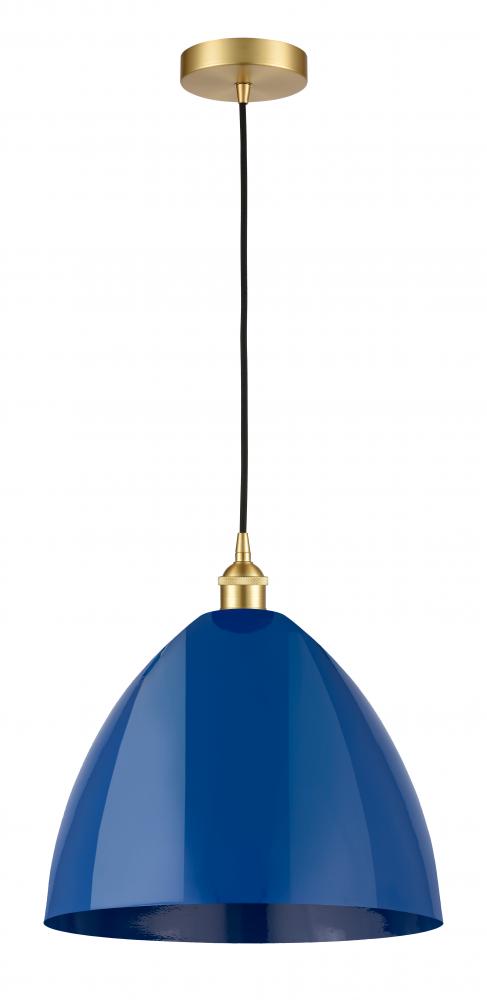 Plymouth - 1 Light - 16 inch - Satin Gold - Cord hung - Mini Pendant