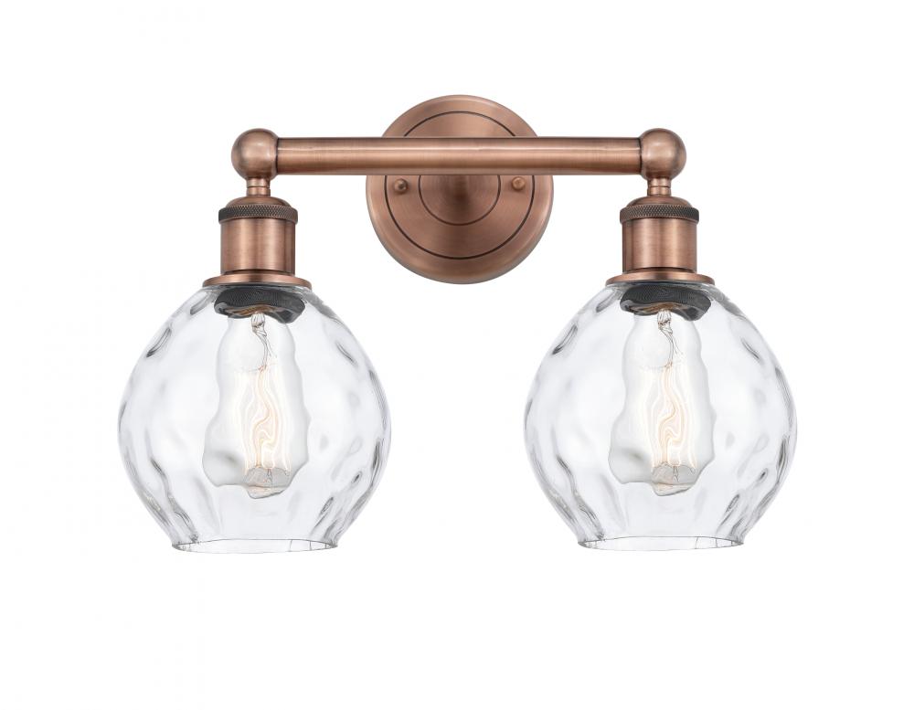 Waverly - 2 Light - 15 inch - Antique Copper - Bath Vanity Light