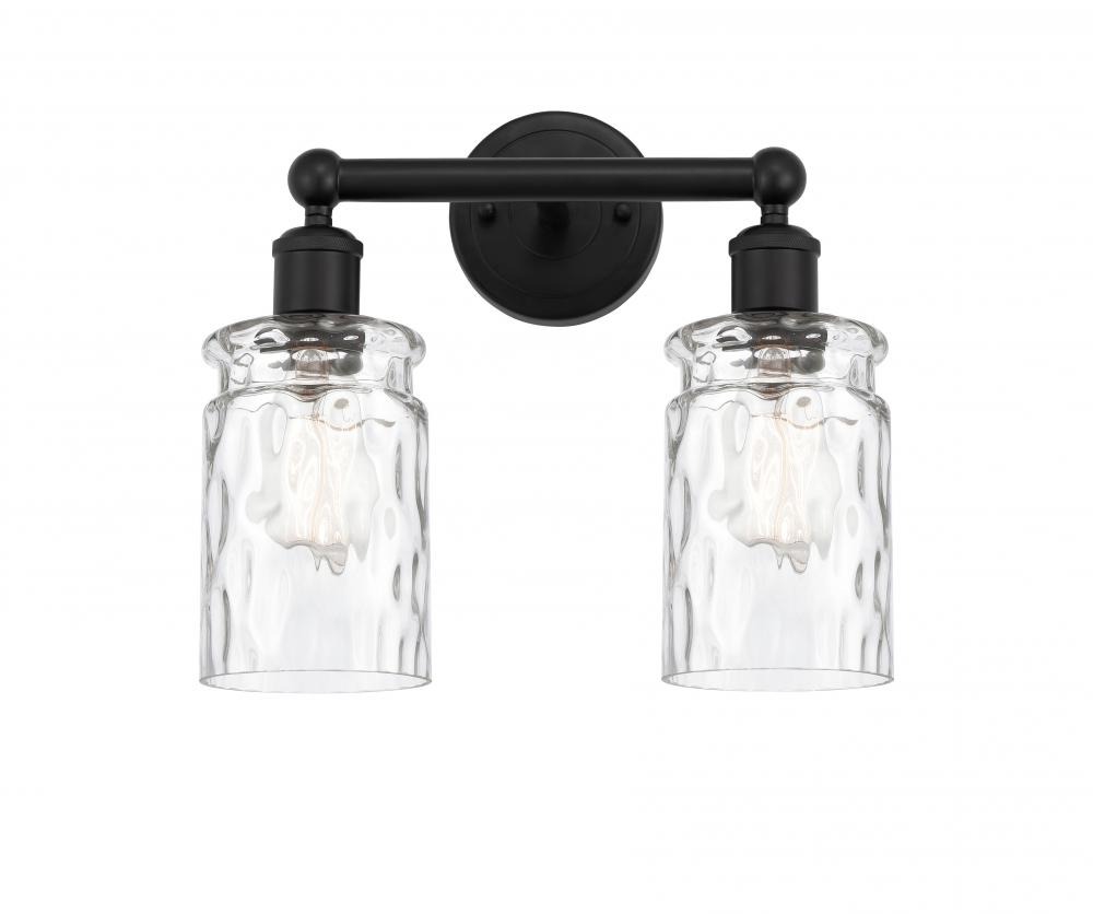 Candor - 2 Light - 14 inch - Matte Black - Bath Vanity Light