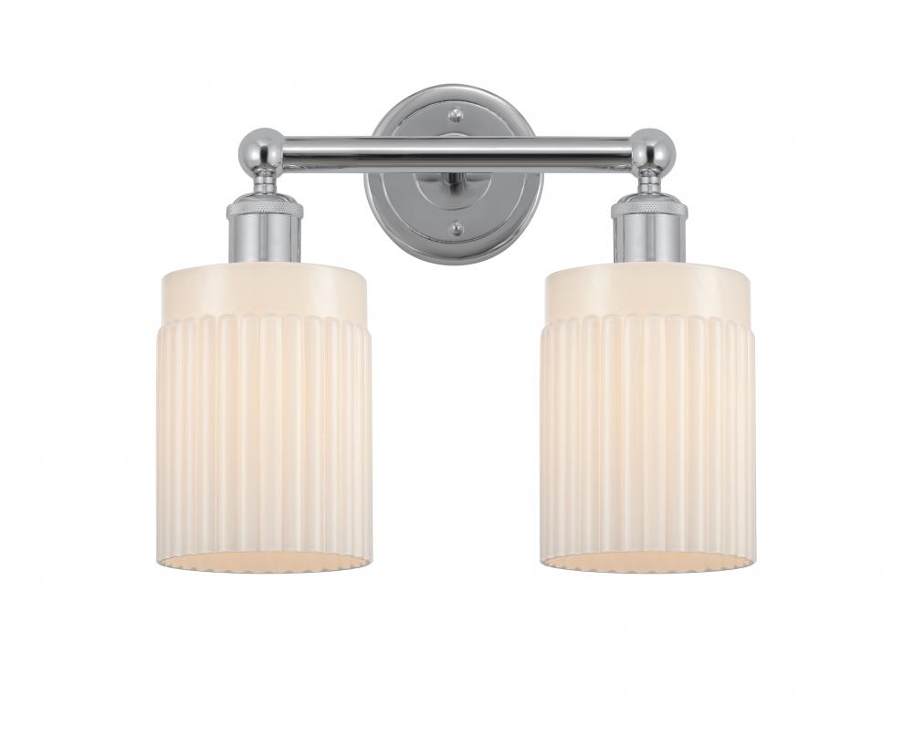 Hadley - 2 Light - 14 inch - Polished Chrome - Bath Vanity Light