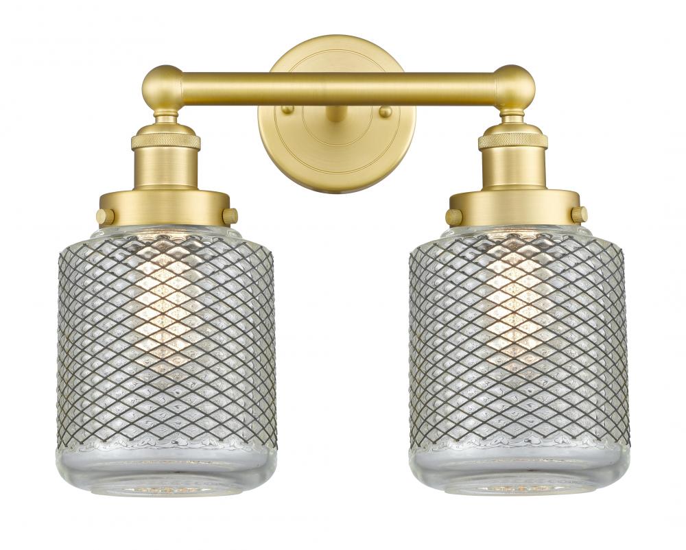 Stanton - 2 Light - 15 inch - Satin Gold - Bath Vanity Light