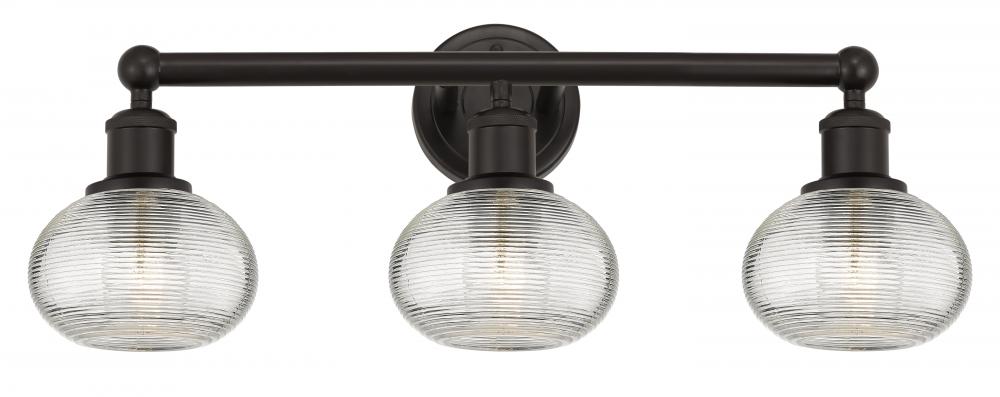 Ithaca - 3 Light - 24 inch - Oil Rubbed Bronze - Bath Vanity Light