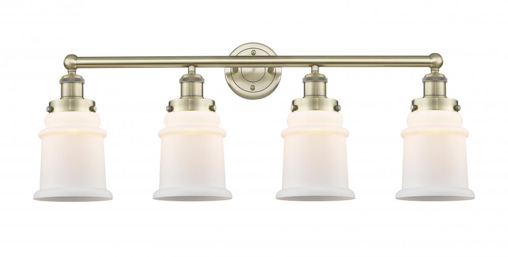 Canton - 4 Light - 33 inch - Antique Brass - Bath Vanity Light