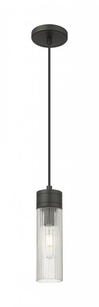 Boreas - 1 Light - 3 inch - Matte Black - Cord Hung - Mini Pendant