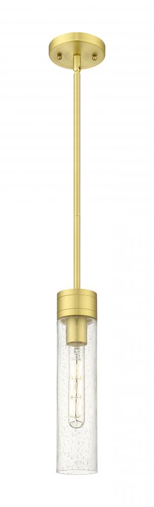 Boreas - 1 Light - 3 inch - Satin Gold - Stem Hung - Mini Pendant