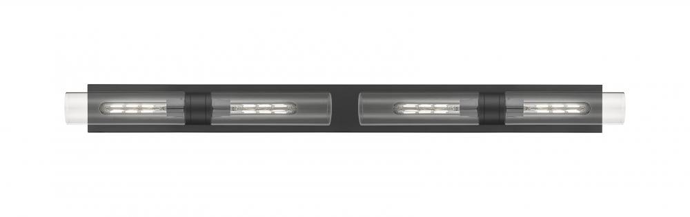 Boreas - 4 Light - 51 inch - Matte Black - Bath Vanity Light